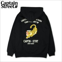 【20％OFF】【送料無料】CAPTAIN STREET VT P/Oパーカー BLACK キャプテンストリート
