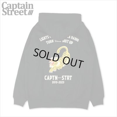 画像1: 【50％OFF】CAPTAIN STREET VT P/Oパーカー BLACK キャプテンストリート