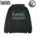 【送料無料】CAPTAIN STREET isxnot コラボパーカー BLACK キャプテンストリート