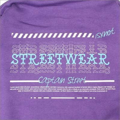 画像5: 【送料無料】CAPTAIN STREET isxnot コラボパーカー PURPLE キャプテンストリート