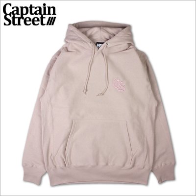 画像1: 【送料無料】CAPTAIN STREET Classic CS P/Oパーカー SMOKYPINK キャプテンストリート