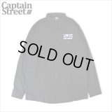 【50％OFF】CAPTAIN STREET LOW LIFE L/S ワークシャツ BLACK キャプテンストリート