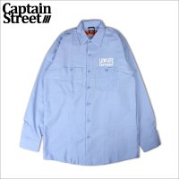 【40％OFF】CAPTAIN STREET LOW LIFE L/S ワークシャツ L.BLUE キャプテンストリート