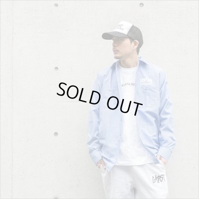 画像6: 【50％OFF】CAPTAIN STREET LOW LIFE L/S ワークシャツ L.BLUE キャプテンストリート