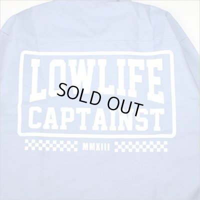 画像5: 【50％OFF】CAPTAIN STREET LOW LIFE L/S ワークシャツ L.BLUE キャプテンストリート