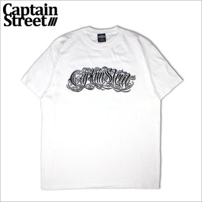 画像1: CAPTAIN STREET  Lettering Tシャツ WHITE キャプテンストリート