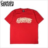 CAPTAIN STREET  Lettering Tシャツ RED キャプテンストリート