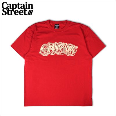 画像1: CAPTAIN STREET  Lettering Tシャツ RED キャプテンストリート