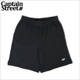 【送料無料】CAPTAIN STREET EMB CAPST スウェットショーツ BLACK キャプテンストリート