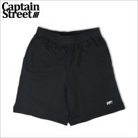 【20％OFF】【送料無料】CAPTAIN STREET EMB CAPST スウェットショーツ BLACK キャプテンストリート