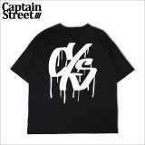 CAPTAIN STREET Drip C/S Big Tシャツ BLACK キャプテンストリート