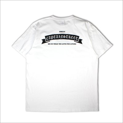 画像2: 【20％OFF】CAPTAIN STREET RBN Tシャツ WHITE キャプテンストリート