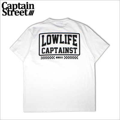 画像1: CAPTAIN STREET LOW LIFE Tシャツ WHITE キャプテンストリート