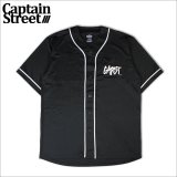 CAPTAIN STREET CAPST Logo ベースボールシャツ BLACK キャプテンストリート