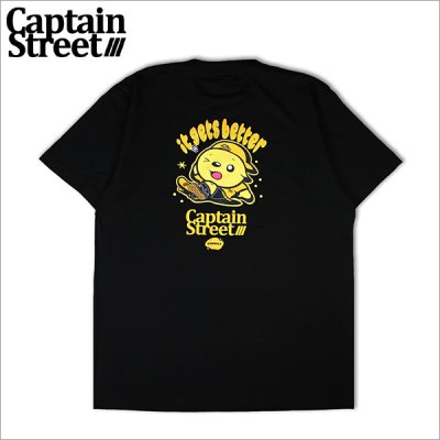 画像1: CAPTAIN STREET COSMIC P Tシャツ BLACK キャプテンストリート
