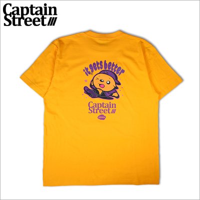 画像1: CAPTAIN STREET COSMIC P Tシャツ GOLD キャプテンストリート