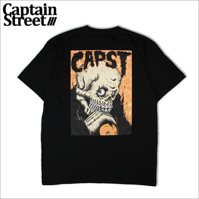画像1: CAPTAIN STREET Skull CTK Tシャツ BLACK キャプテンストリート