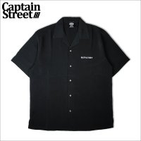 【20％OFF】【送料無料】CAPTAIN STREET  CAPTAINST S/Sシャツ BLACK キャプテンストリート