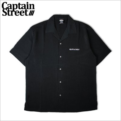 画像1: 【送料無料】CAPTAIN STREET  CAPTAINST S/Sシャツ BLACK キャプテンストリート