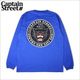 CAPTAIN STREET BP L/S Tシャツ BLUE キャプテンストリート