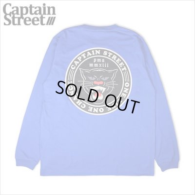 画像1: 【20％OFF】CAPTAIN STREET BP L/S Tシャツ BLUE キャプテンストリート