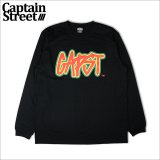 CAPTAIN STREET Rasta CAPST L/S Tシャツ BLACK キャプテンストリート