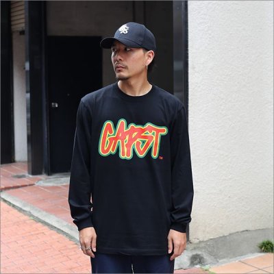 画像2: CAPTAIN STREET Rasta CAPST L/S Tシャツ BLACK キャプテンストリート