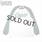 【20％OFF】CAPTAIN STREET Script Raglan L/S Tシャツ GREEN キャプテンストリート