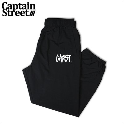 画像1: 【送料無料】CAPTAIN STREET CAPST Logo ナイロンパンツ BLACK キャプテンストリート