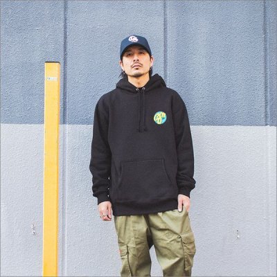 画像4: 【送料無料】CAPTAIN STREET TD P/Oパーカー BLACK キャプテンストリート