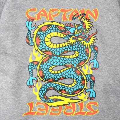 画像5: 【送料無料】CAPTAIN STREET TD P/Oパーカー GRAY キャプテンストリート