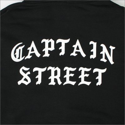 画像6: 【送料無料】CAPTAIN STREET FO ZIPパーカー BLACK キャプテンストリート