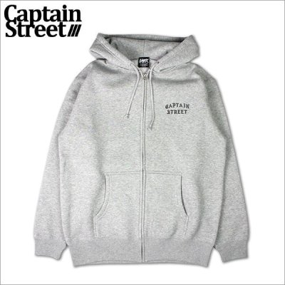 画像1: 【送料無料】CAPTAIN STREET FO ZIPパーカー GRAY キャプテンストリート