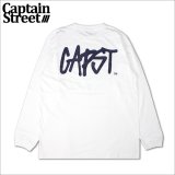 CAPTAIN STREET CAPST Logo L/S Tシャツ WHITE キャプテンストリート