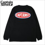 CAPTAIN STREET Oval Logo L/S Tシャツ BLACK キャプテンストリート