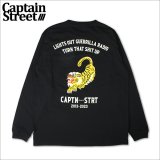 CAPTAIN STREET VT L/S Tシャツ BLACK キャプテンストリート