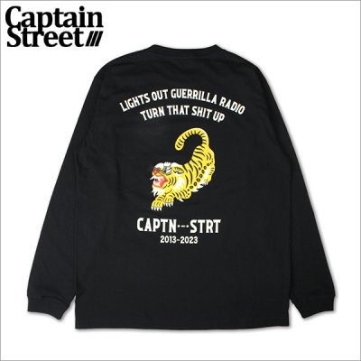 画像1: CAPTAIN STREET VT L/S Tシャツ BLACK キャプテンストリート
