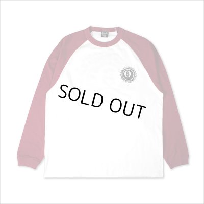画像2: CAPTAIN STREET 8Ball Raglan L/S Tシャツ BURGUNDY キャプテンストリート
