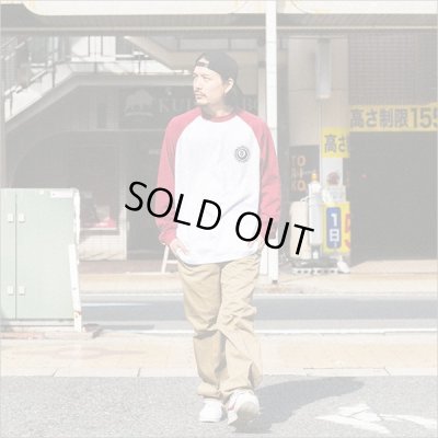 画像4: CAPTAIN STREET 8Ball Raglan L/S Tシャツ BURGUNDY キャプテンストリート