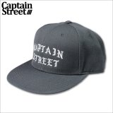 CAPTAIN STREET FO スナップバックキャップ CHARCOAL キャプテンストリート