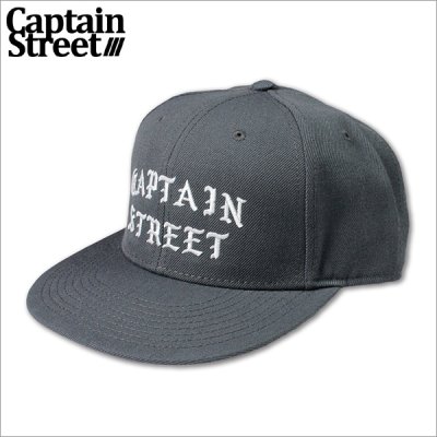画像1: CAPTAIN STREET FO スナップバックキャップ CHARCOAL キャプテンストリート