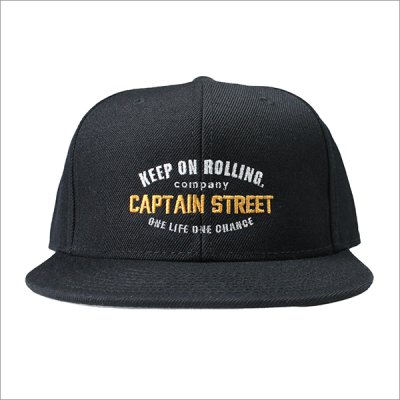 画像3: CAPTAIN STREET GS スナップバックキャップ BLACK キャプテンストリート