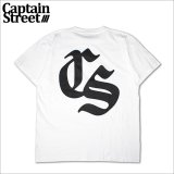 CAPTAIN STREET Old CS Tシャツ WHITE キャプテンストリート