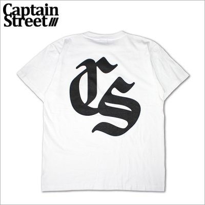 画像1: CAPTAIN STREET Old CS Tシャツ WHITE キャプテンストリート