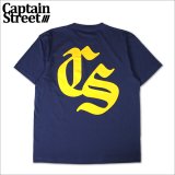 CAPTAIN STREET Old CS Tシャツ INDIGO キャプテンストリート