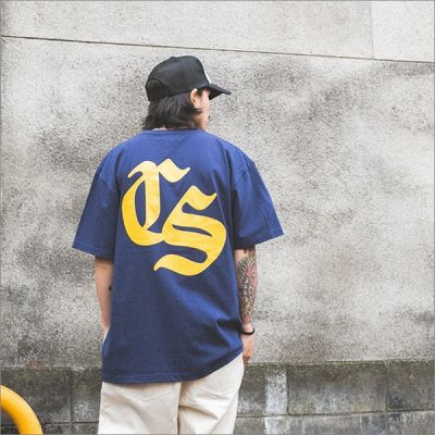 画像3: 【20％OFF】CAPTAIN STREET Old CS Tシャツ INDIGO キャプテンストリート