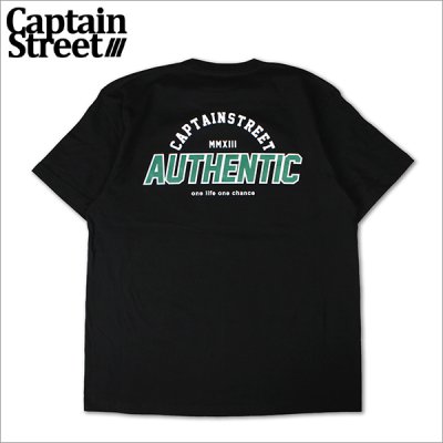 画像1: CAPTAIN STREET AUTHENTIC Tシャツ BLACK キャプテンストリート