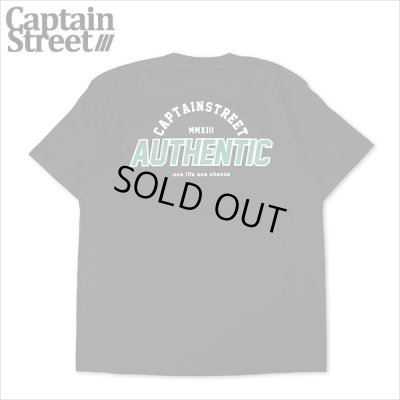 画像1: 【20％OFF】CAPTAIN STREET AUTHENTIC Tシャツ BLACK キャプテンストリート