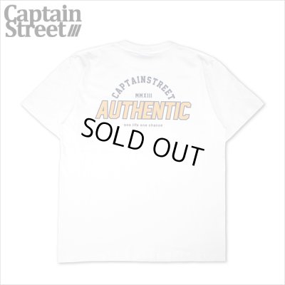 画像1: 【50％OFF】CAPTAIN STREET AUTHENTIC Tシャツ WHITE キャプテンストリート