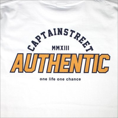 画像6: 【20％OFF】CAPTAIN STREET AUTHENTIC Tシャツ WHITE キャプテンストリート